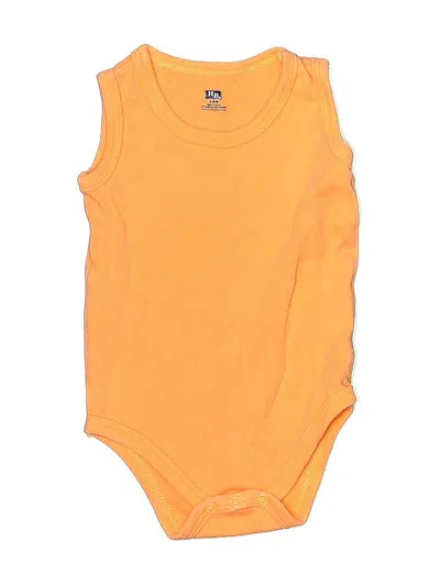 Pre-owned Hb Babies' Short Sleeve Onesie In Orange