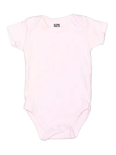 Pre-owned Hb Babies' Short Sleeve Onesie In Pink
