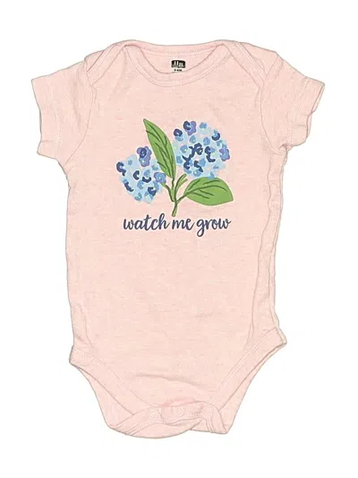 Pre-owned Hb Babies' Short Sleeve Onesie In Pink