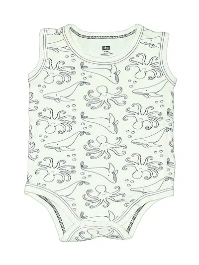 Pre-owned Hb Babies' Short Sleeve Onesie In White