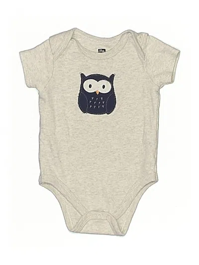 Pre-owned Hb Babies' Short Sleeve Onesie In White