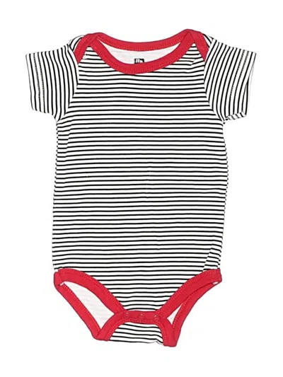 Pre-owned Hb Babies' Short Sleeve Onesie In White
