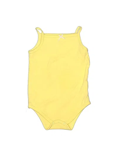 Pre-owned Hb Kids' Short Sleeve Onesie In Yellow