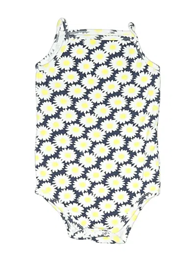 Pre-owned Hb Kids' Short Sleeve Onesie In Yellow