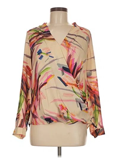 Pre-owned Hd In Paris 3/4 Sleeve Blouse In Brown