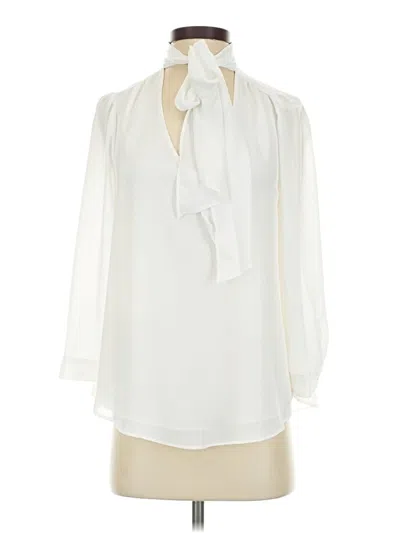 Pre-owned Hd In Paris 3/4 Sleeve Blouse In Ivory