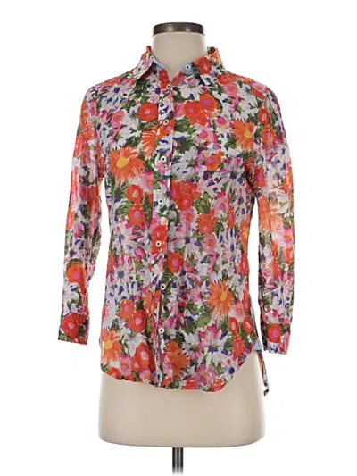 Pre-owned Hd In Paris 3/4 Sleeve Blouse In Pink
