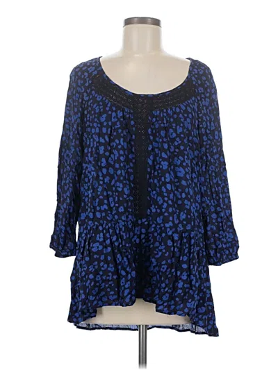 Pre-owned Hd In Paris 3/4 Sleeve T-shirt In Blue