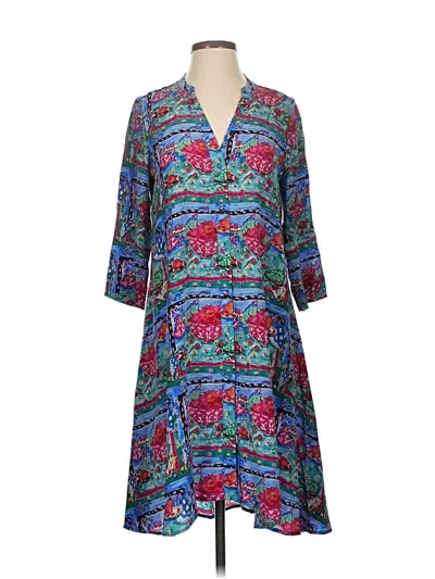 Pre-owned Hd In Paris Casual Dress In Blue