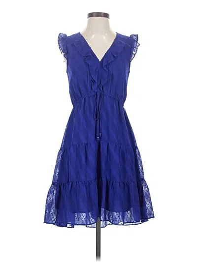 Pre-owned Hd In Paris Casual Dress In Blue