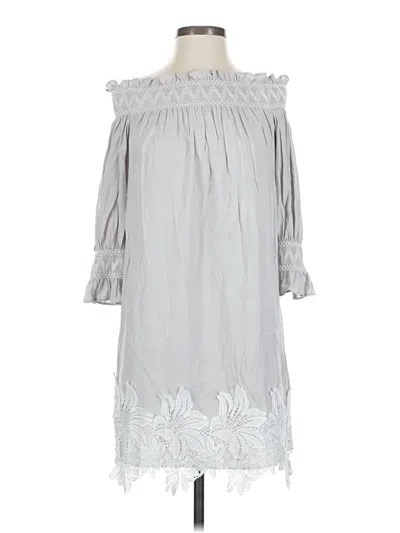 Pre-owned Hd In Paris Casual Dress In Gray