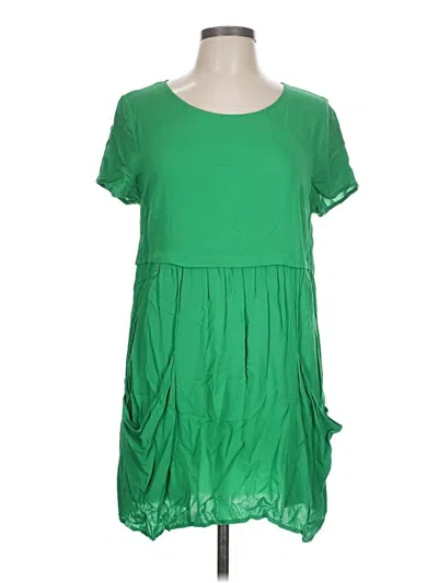 Pre-owned Hd In Paris Casual Dress In Green