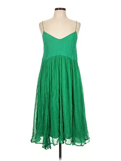 Pre-owned Hd In Paris Casual Dress In Green