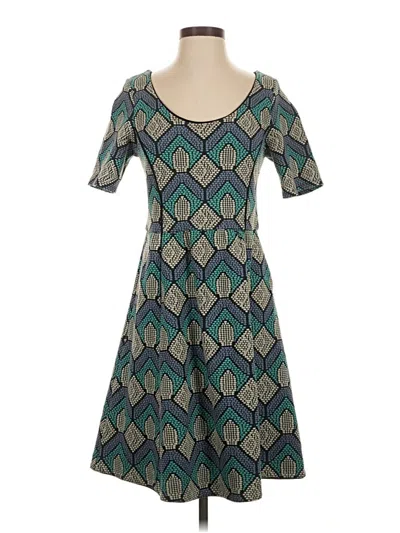 Pre-owned Hd In Paris Casual Dress In Teal