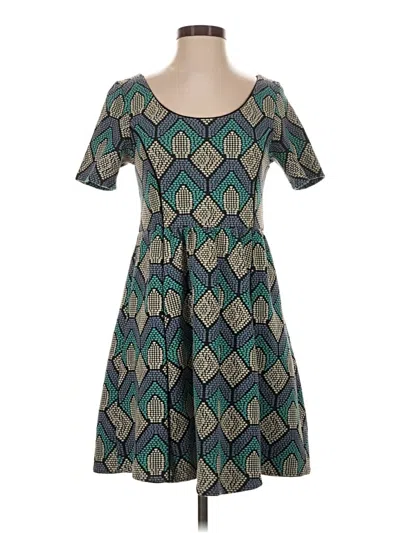 Pre-owned Hd In Paris Casual Dress In Teal