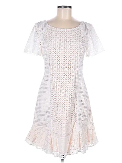 Pre-owned Hd In Paris Casual Dress In White