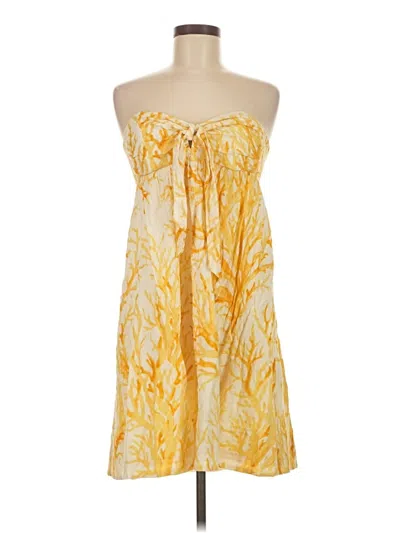 Pre-owned Hd In Paris Casual Dress In Yellow