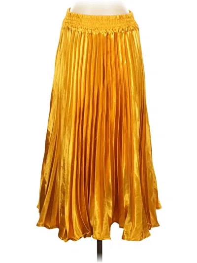 Pre-owned Hd In Paris Casual Skirt In Gold
