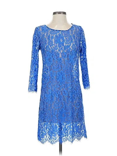 Pre-owned Hd In Paris Cocktail Dress In Blue