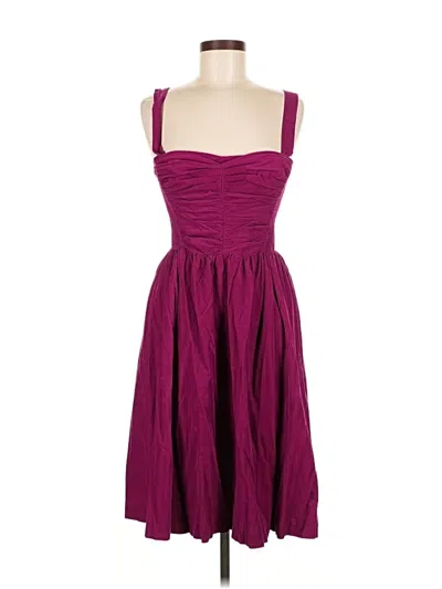 Pre-owned Hd In Paris Cocktail Dress In Burgundy