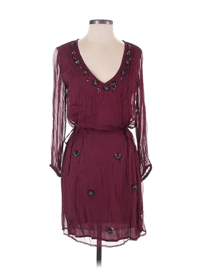 Pre-owned Hd In Paris Cocktail Dress In Burgundy