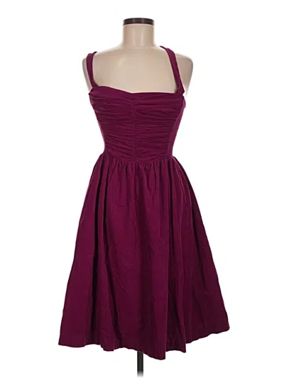Pre-owned Hd In Paris Cocktail Dress In Burgundy