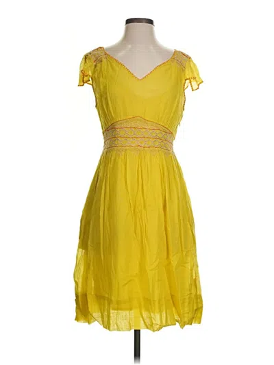 Pre-owned Hd In Paris Cocktail Dress In Yellow