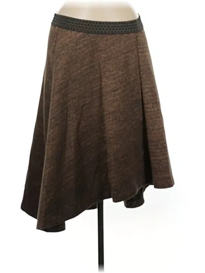 Pre-owned Hd In Paris Formal Skirt In Brown