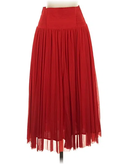 Pre-owned Hd In Paris Formal Skirt In Red
