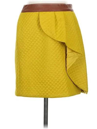 Pre-owned Hd In Paris Formal Skirt In Yellow