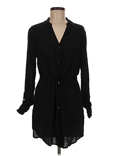 Pre-owned Hd In Paris Long Sleeve Blouse In Black