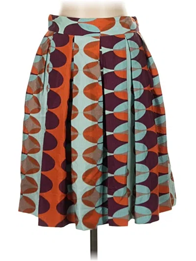 Pre-owned Hd In Paris Silk Skirt In Orange