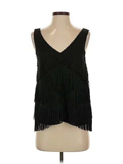 Pre-owned Hd In Paris Sleeveless Blouse In Black