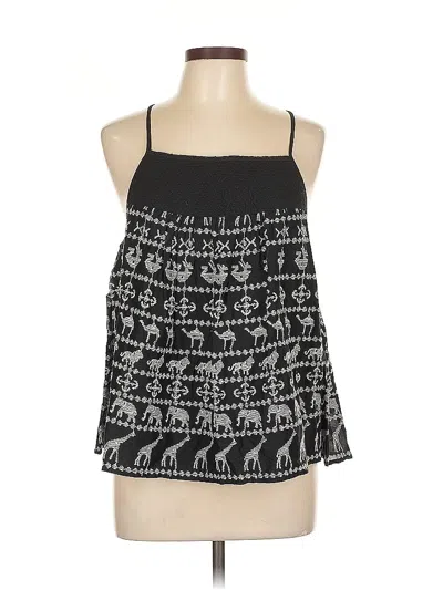 Pre-owned Hd In Paris Sleeveless Blouse In Black