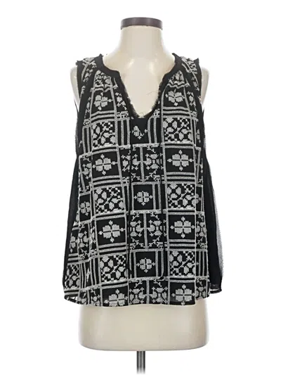 Pre-owned Hd In Paris Sleeveless Blouse In Black