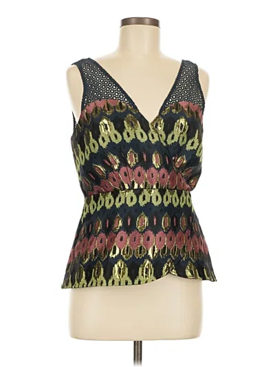 Pre-owned Hd In Paris Sleeveless Blouse In Black