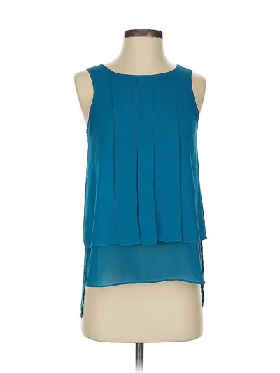 Pre-owned Hd In Paris Sleeveless Blouse In Blue