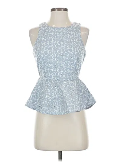 Pre-owned Hd In Paris Sleeveless Blouse In Blue
