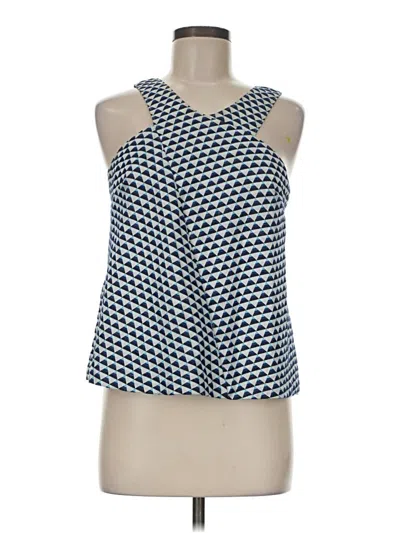 Pre-owned Hd In Paris Sleeveless Blouse In Blue