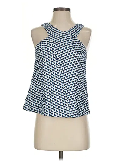 Pre-owned Hd In Paris Sleeveless Blouse In Blue