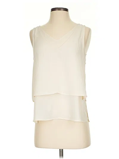 Pre-owned Hd In Paris Sleeveless Blouse In Ivory
