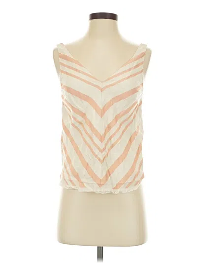 Pre-owned Hd In Paris Sleeveless Blouse In Ivory