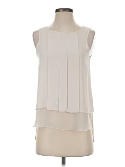 Pre-owned Hd In Paris Sleeveless Blouse In Ivory