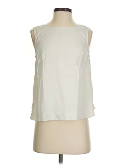 Pre-owned Hd In Paris Sleeveless Blouse In Ivory