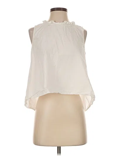 Pre-owned Hd In Paris Sleeveless Blouse In Ivory