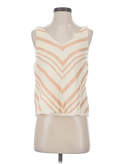 Pre-owned Hd In Paris Sleeveless Blouse In Ivory