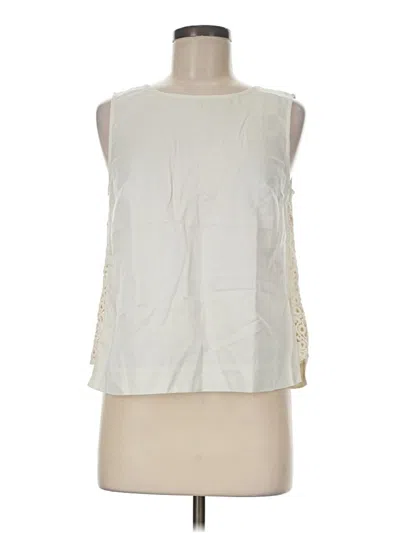 Pre-owned Hd In Paris Sleeveless Blouse In Ivory