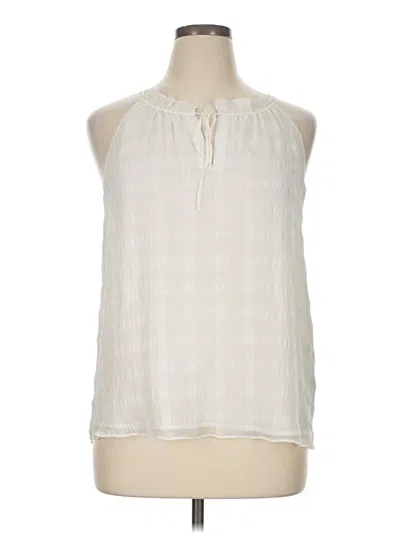Pre-owned Hd In Paris Sleeveless Blouse In White