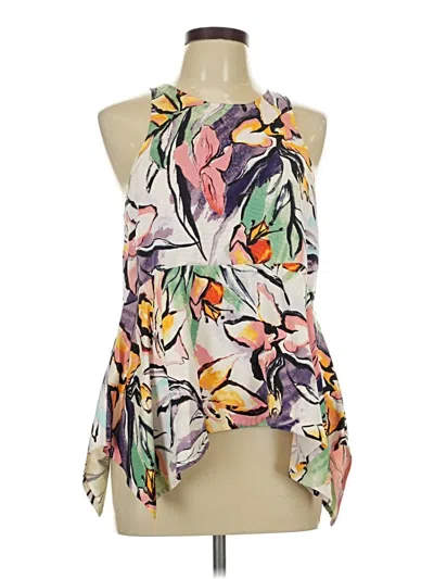 Pre-owned Hd In Paris Sleeveless Blouse In White