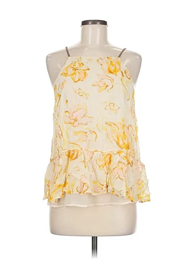 Pre-owned Hd In Paris Sleeveless Blouse In Yellow